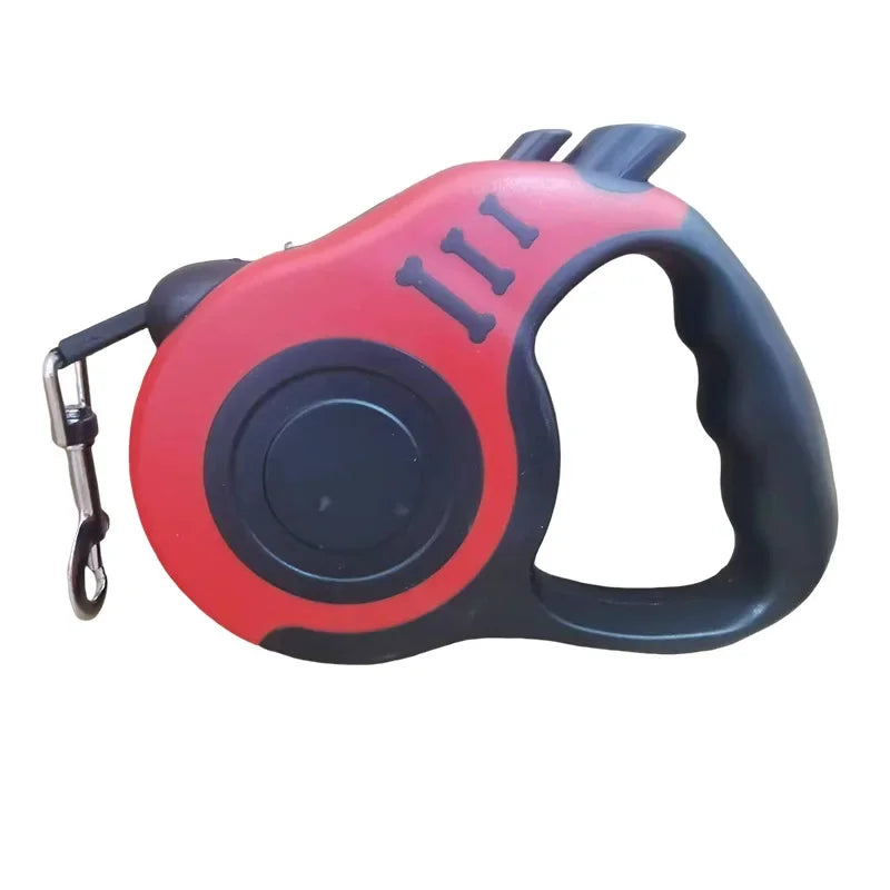 Automatic Retractable Durable Nylon Lead 3M 5M Dog Leash for Small Dogs Cat Puppy Outdoor Travel Walking Hiking Traction Rope
