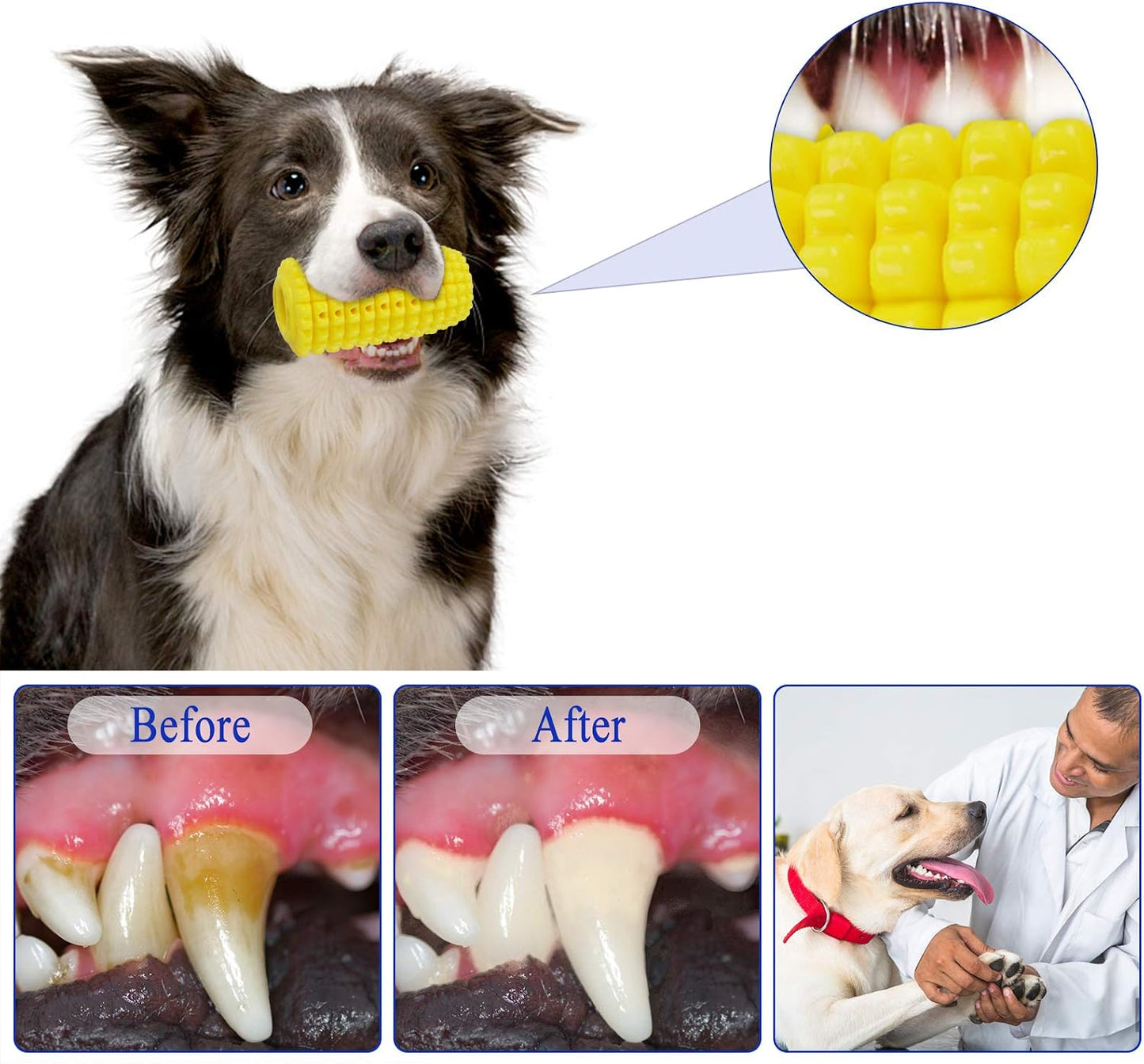 Dog Toothbrush Chew Toy for Aggressive Chewers | Dog Teeth Cleaning Stick | Indestructible Durable Tough Toy for Medium Large Dogs 11
