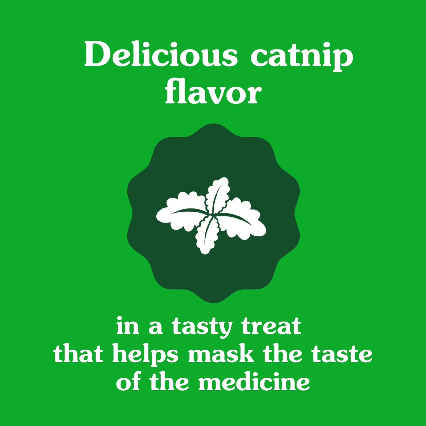 Feline  Pill Pockets for Cats Natural Soft Cat Treats, Catnip Flavor, 1.6 Oz Pack (45 Treats)