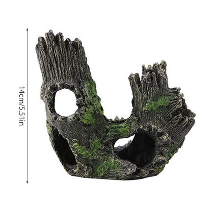 Fish Tank Artificial Bridge Resin Landscape Decoration Bridge Aquarium Equipment Accessories Ornament Cave Aquatic Pet Fish