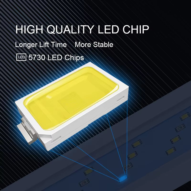 18~70CM Super Bright Lamp LED Aquarium Light for Aquatic Plant Fish Tank Extensible Clip Lamp 90~260V