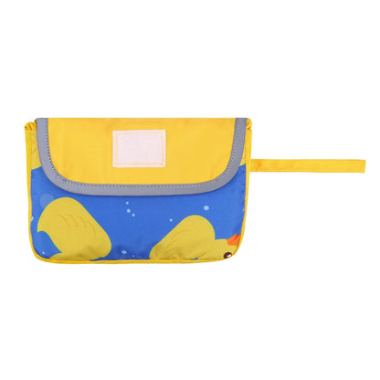 Reversible Dog Raincoat Hooded Slicker Poncho Rain Coat Jacket for Small Medium Large Dogs Yellow Ducks L