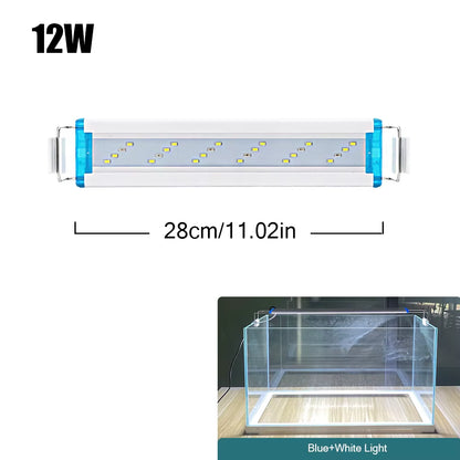 18~70CM Super Bright Lamp LED Aquarium Light for Aquatic Plant Fish Tank Extensible Clip Lamp 90~260V