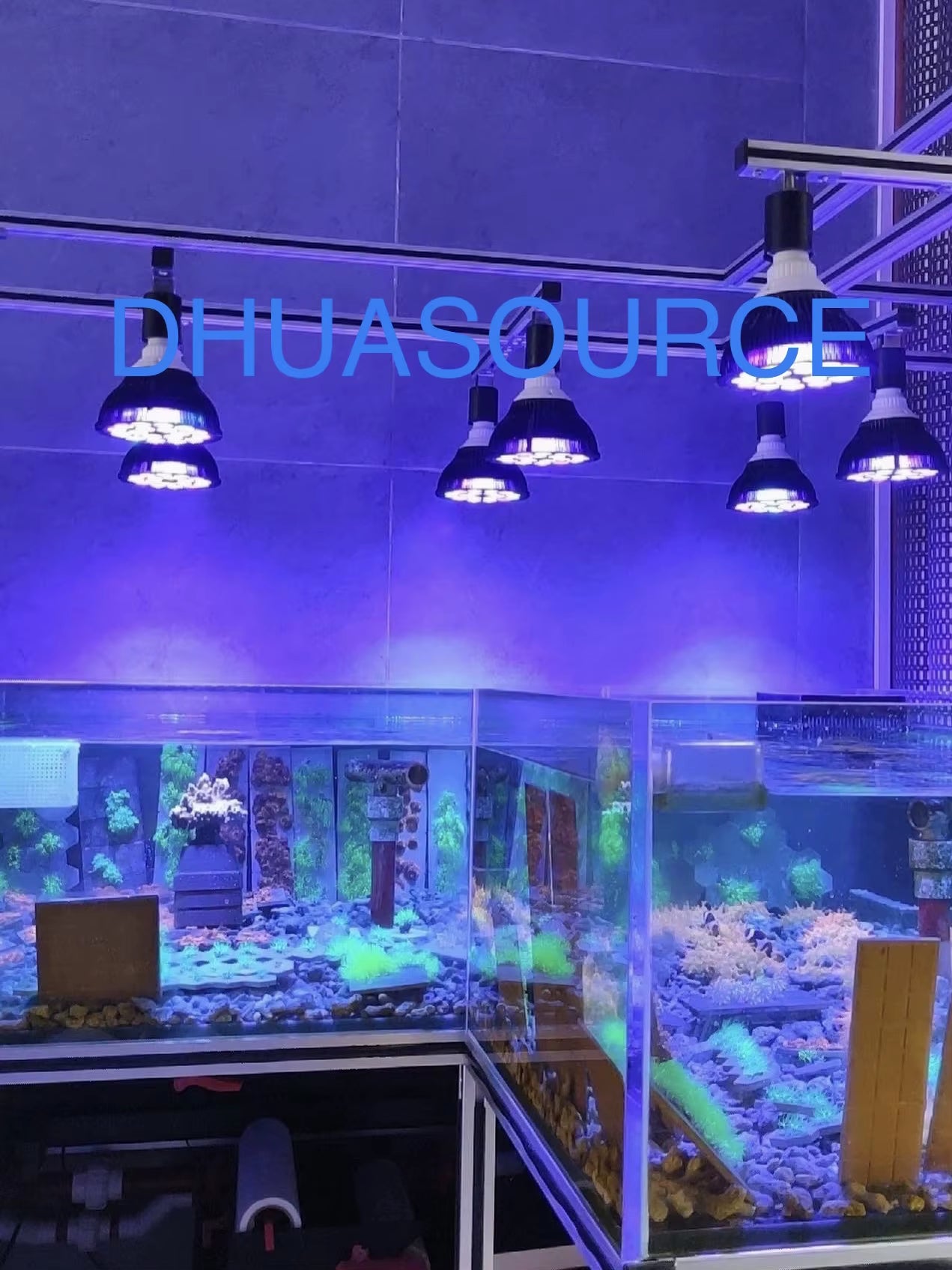 Full Spectrum LED Aquarium Reef Light Grow Lamp Fish Tank Bulb for Coral Fish Saltwater Nanotank Plant SPS LPS