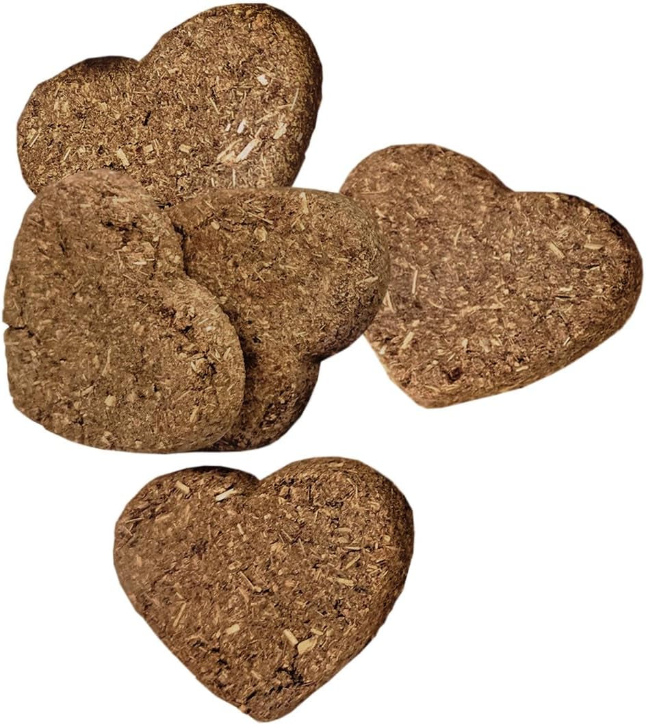 Organic Barley Biscuits, Rabbit & Guinea Pig Treats, Organic Hamster & Bunny Treats with Barley, Apple & Carrot, Made in USA, Small Pet Supplies, 2.65 Oz Bag