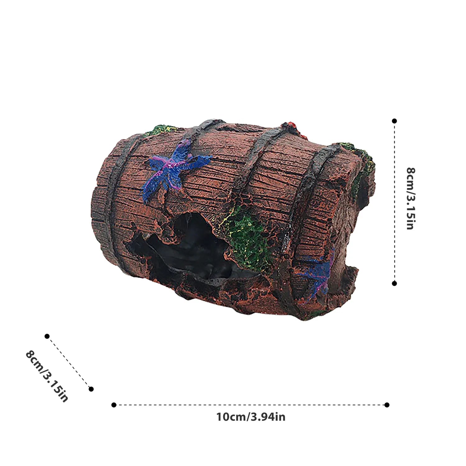 Fish Tank Artificial Bridge Resin Landscape Decoration Bridge Aquarium Equipment Accessories Ornament Cave Aquatic Pet Fish