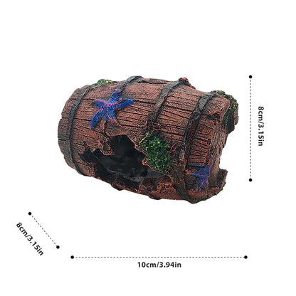 Fish Tank Artificial Bridge Resin Landscape Decoration Bridge Aquarium Equipment Accessories Ornament Cave Aquatic Pet Fish