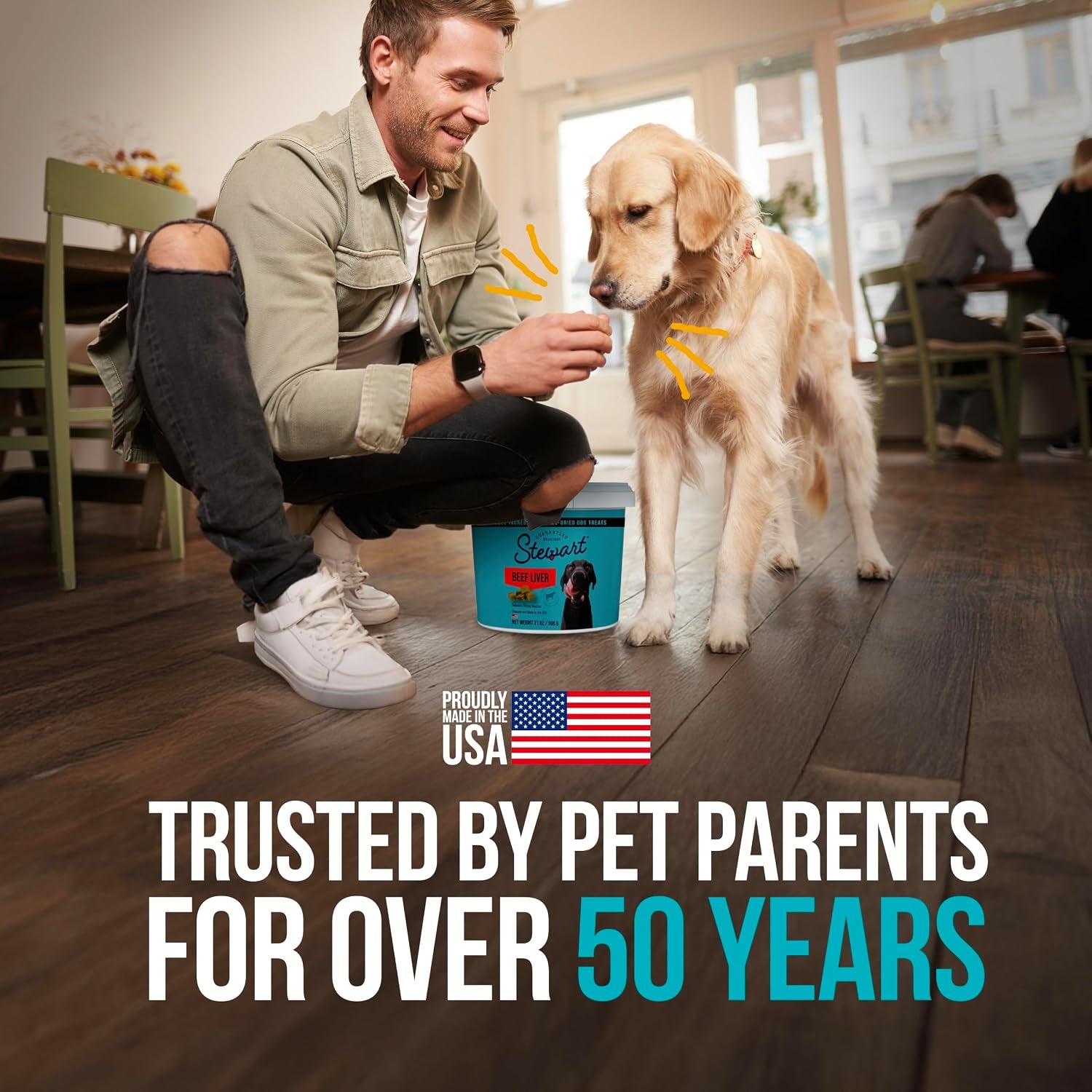 100% Beef Liver Dog Treats, 14 Oz Tub, ~315 Pieces, Freeze Dried Raw, Single Ingredient, 50% Protein Training Treats or Meal Topper, Grain Free, Gluten Free
