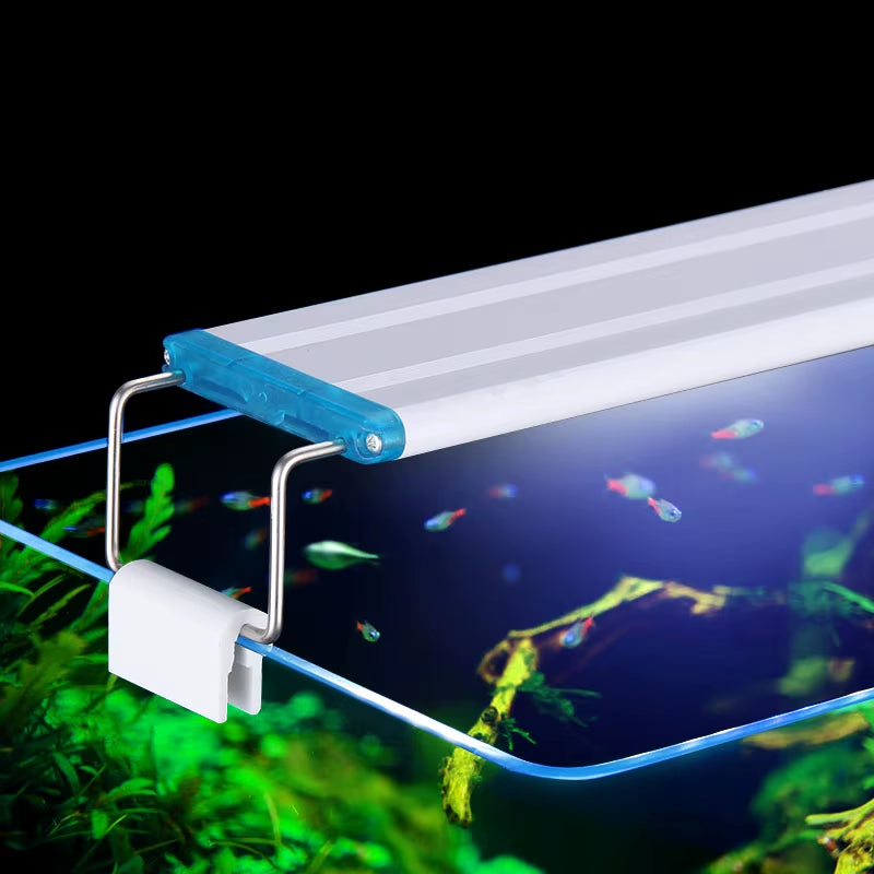 18~70CM Super Bright Lamp LED Aquarium Light for Aquatic Plant Fish Tank Extensible Clip Lamp 90~260V