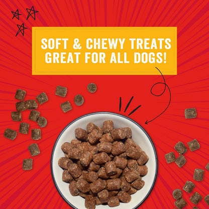 Training Dog Treats - Crav'N Bac'N Soft Bacon & Chicken Bites - Premium USA Made - Low Calorie Rewards - 8.25Oz