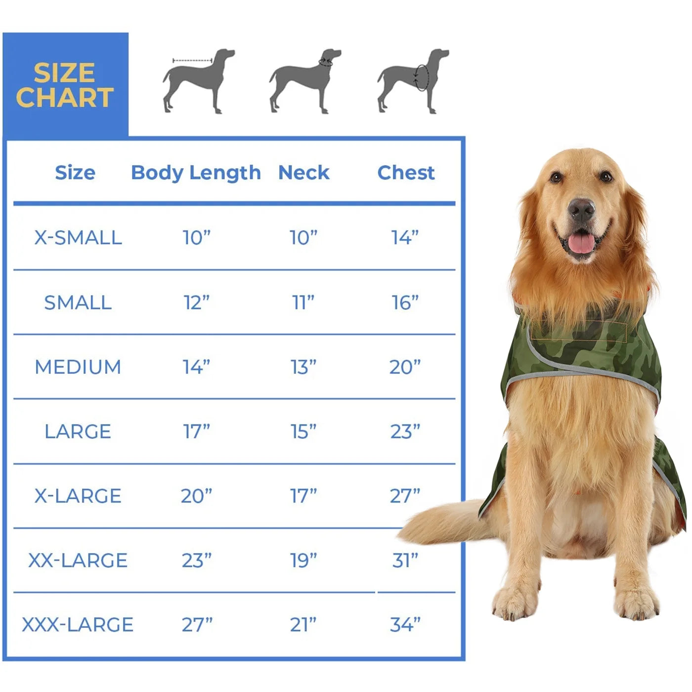 Reversible Dog Raincoat Hooded Slicker Poncho Rain Coat Jacket for Small Medium Large Dogs Sharks XXL